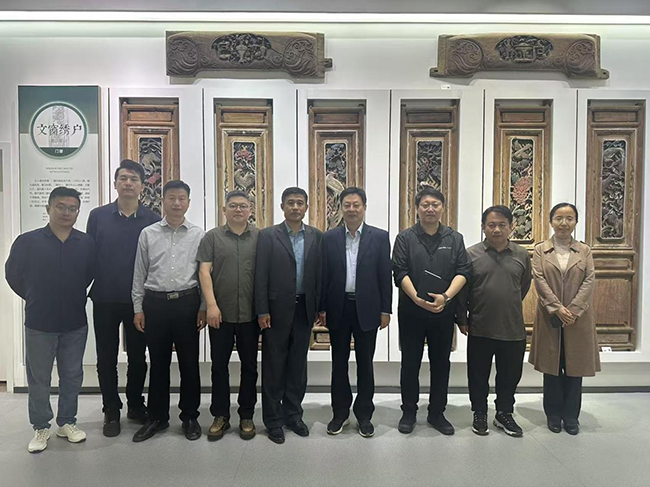 山东省家具协会来我校考察调研